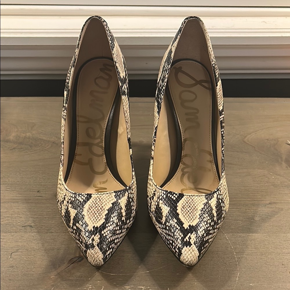Snakeskin Heels